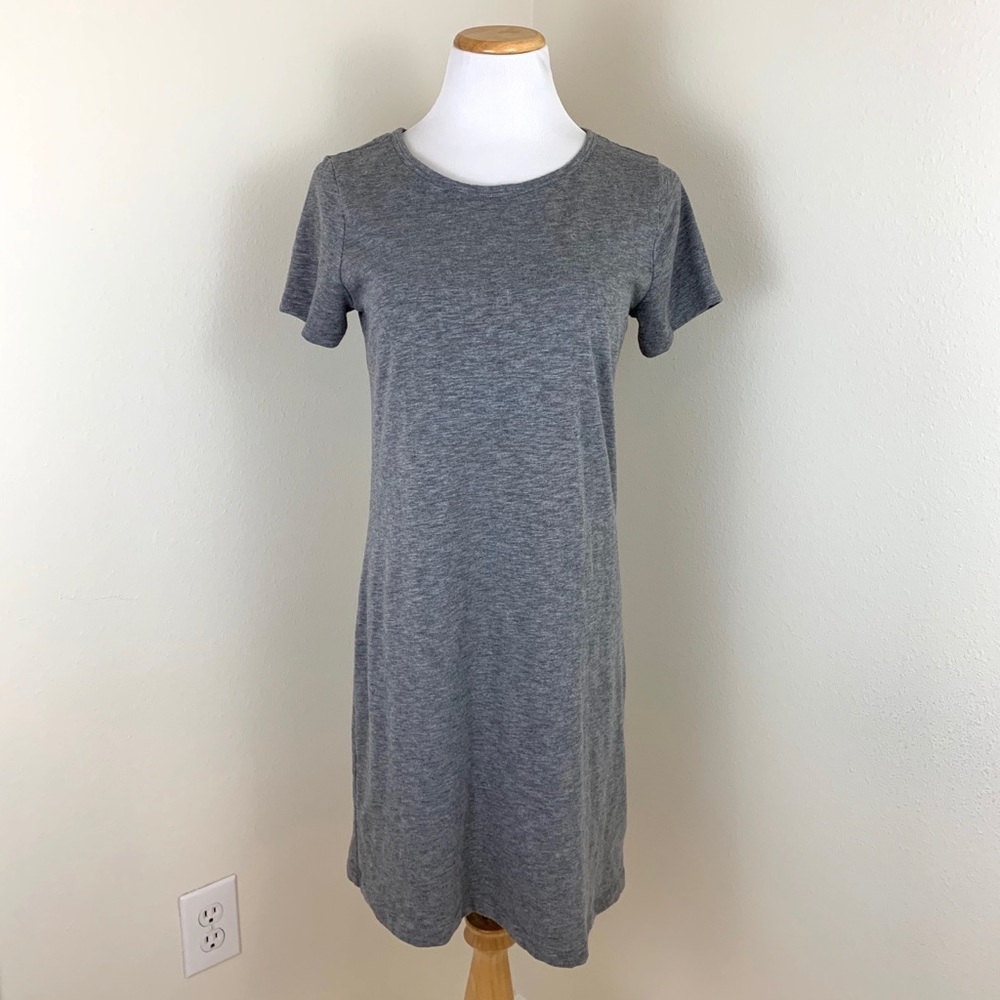 ✨5 FOR $25✨  Old Navy Gray Cotton Short Sleeve T-Shirt Dress
